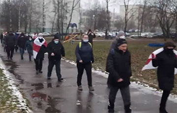 Серебрянка вышла на протестный марш