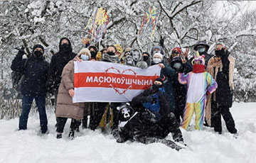 Как колядовали патриоты из минской Масюковщины