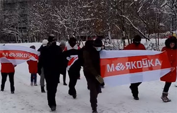 Улица Маяковского идет бодрым маршем по Минску