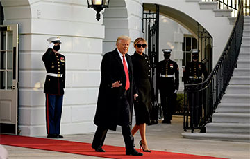 Трамп і ягоная жонка Мелані пакінулі Белы дом