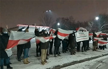 Minsk Residents Supported Alexei Navalny