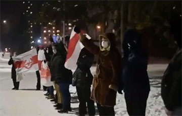 Protest Cannot Be Stopped: Chyzhouka Came Out For March, And Senitsa Lined Up In Solidarity Chain