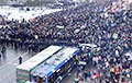 Протестующие в Санкт-Петербурге заняли весь Невский проспект