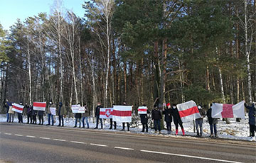 Солигорские шахтеры вышли на акцию солидарности