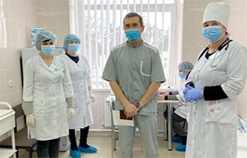Ва Украіне зрабілі першую прышчэпку ад каранавіруса