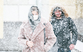 Фотафакт: Як сёння краіну засыпала снегам