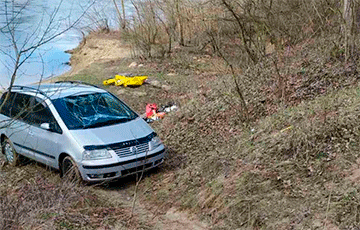 Как в Гродно вытаскивали из воды «убежавший» в Неман Volkswagen