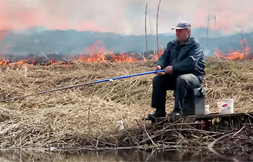 Everything Is Burning Behind the Back, And They Are Fishing