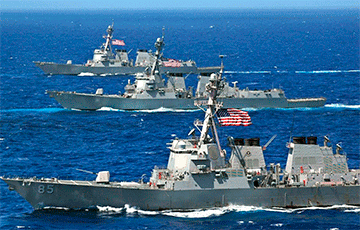 Корабль ВМС США открыл предупредительный огонь по иранским военным судам