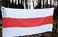 Партизаны Речицы провели акцию с бело-красно-белым флагом