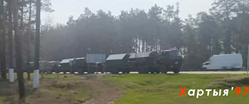 На границе Беларуси с Украиной заметили скопления военной техники