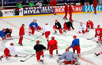 Сцяг Расеі знялі на чэмпіянаце свету ў хакеі ў Рызе