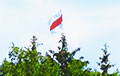 Партизаны Койданова-Дзержинска подняли национальный флаг на недосягаемую высоту