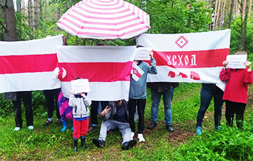 Minsk Uskhod Came Out To Rally In Solidarity With Heroes Of Belarus