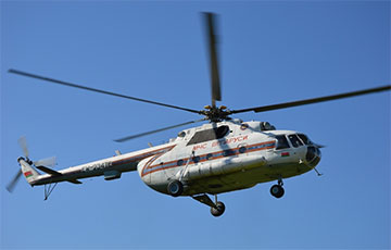 В Лунинецком районе вертолет МЧС совершил аварийную посадку