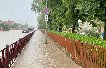 Flood In Lida: Streets Turned Into Rivers On Which One Could Float On Mattress
