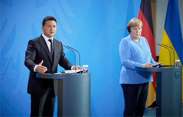 Зеленский на встрече с Меркель: «Северный поток – 2» – это большая угроза, которая прячется под маской экономического проекта