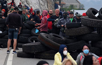 В Черногории продолжаются протесты из-за интронизации митрополита Сербской церкви