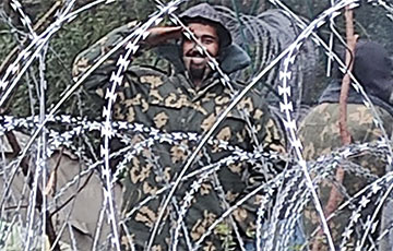 Poland Showed How Belarusian Border Guard Dressed Up Migrants In Military Uniform