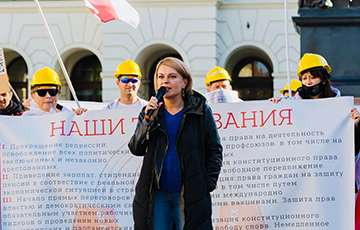 Natallia Radzina Spoke about the Conditions of Victory