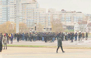 Migrants Rallying In Minsk?