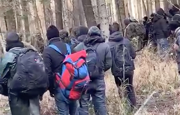 Migrants Dug Trenches And Dugouts On Polish Border