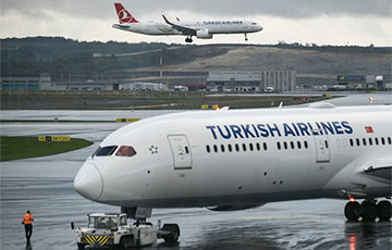 Turkish Airlines не будет летать в Беларусь до конца июня