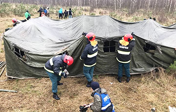 Лукашисты строят огромный лагерь для мигрантов на границе с Польшей