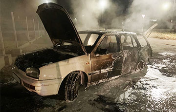В Березе сожгли машину милиционера, который задерживал сборщиков подписей?