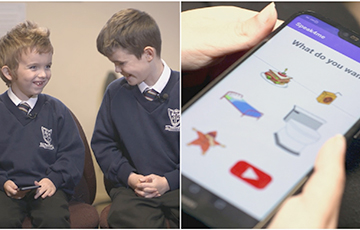 Девятилетний мальчик создал приложение, которое помогает общаться с людьми его младшему брату с аутизмом