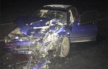 На трассе М10 в Гомельской области столкнулись три авто