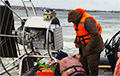 На Зельвенском водохранилище отломило и унесло льдину с рыбаками