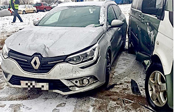 В Минске водитель фуры разбил шесть автомобилей