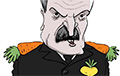 Лукашенко вышел к пропагандистам с клоунскими погонами