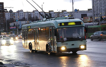 В Минске из-за отключения напряжения стояли троллейбусы
