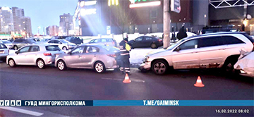 Police Car Got Into Serious Accident In Minsk