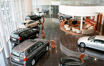 Продажи новых машин в Беларуси в упали на 83,9%