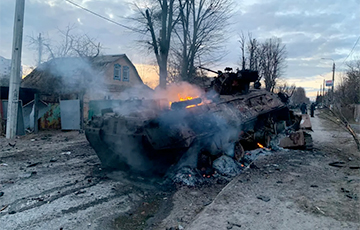 Под Киевом украинцы уничтожили огромное количество техники и живой силы оккупантов