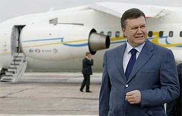 Самалёт Януковіча вылецеў з Менска