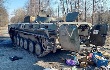 Бойцы ВСУ «перемололи» рвавшуюся к Киеву технику россиян