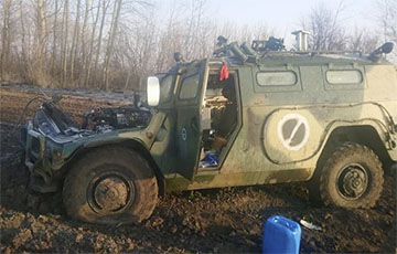 Пад Чарнігавам байцы УСУ знішчылі калону тэхнікі ворага