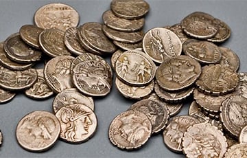 Знойдзены гіганцкі скарб старажытнарымскіх манет