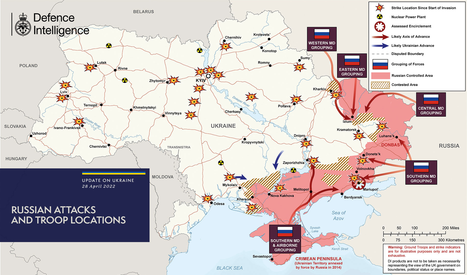 Карта украины боевые действия сейчас на сегодня подробно с городами и областями на русском языке