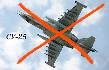 Ukrainian Military Shoot Down Russian Su-25 Attack Plane Near Bakhmut