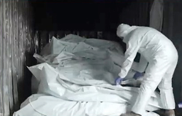 Al Jazeera TV Channel Shows Refrigerator Wagon Filled With Bodies Of Dead Russian Military In Ukraine