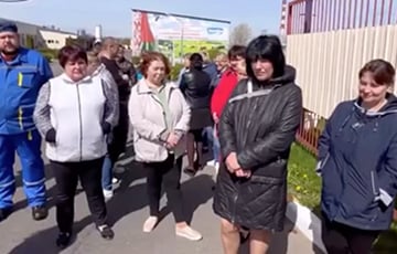 Работники Молодеченского молочного комбината вышли на забастовку