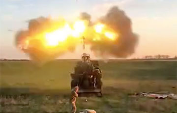 Украинская артиллерия испепелила технику российских захватчиков