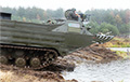 Лукашенковская армия отрабатывает форсирование рек и работу ПВО