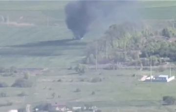 В Харьковской области бойцы ВСУ эффектно сожгли российский вертолет Ка-52 «Аллигатор»