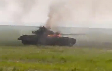 Украінскія байцы па-майстэрску падбілі два танкі РФ